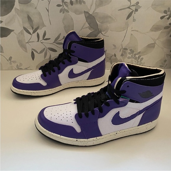 JORDAN 1 High Zoom Air CMFT Crater Purple CT0978-501 - Picture 6 of 10